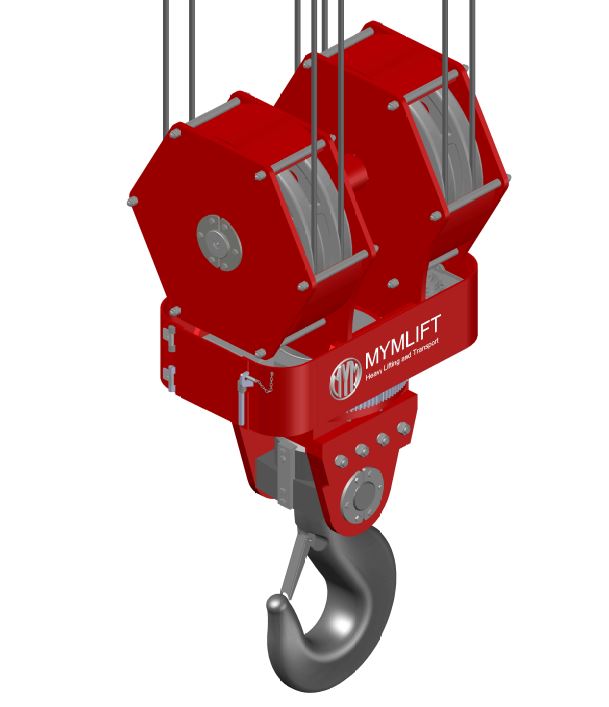 HOOK BLOCK WITH ELECTRIC ROTATION